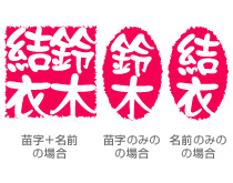 Eタイプ（書体1）ロゴマークサンプル