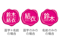 Gタイプ（書体2）ロゴマークサンプル